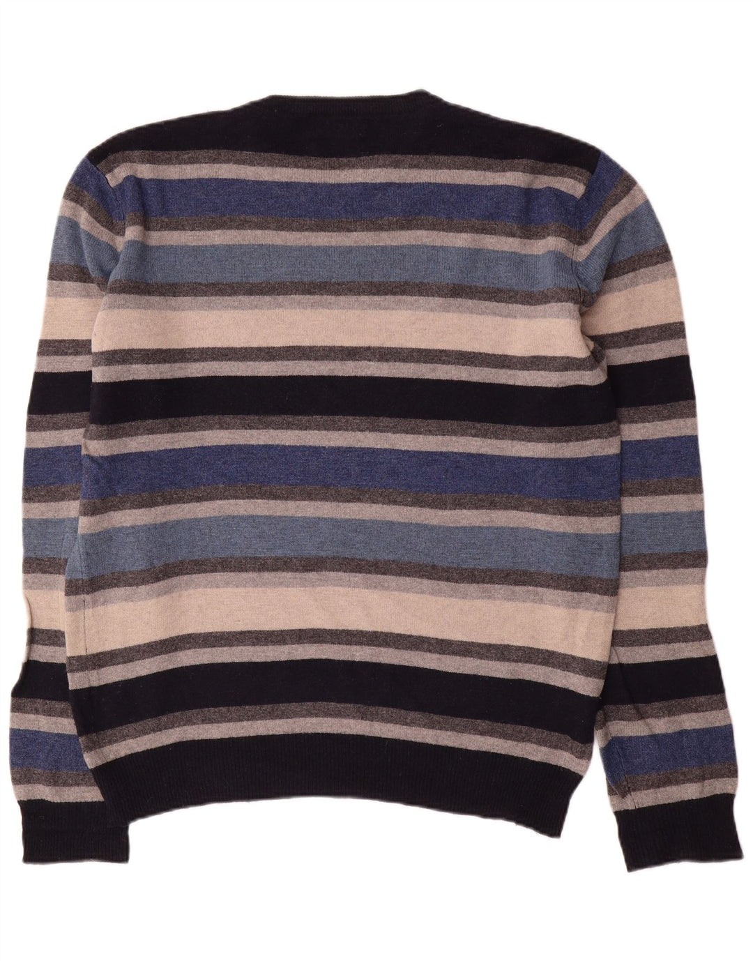 MARKS & SPENCER Maglione maglione girocollo da uomo blu Harbour grande blu