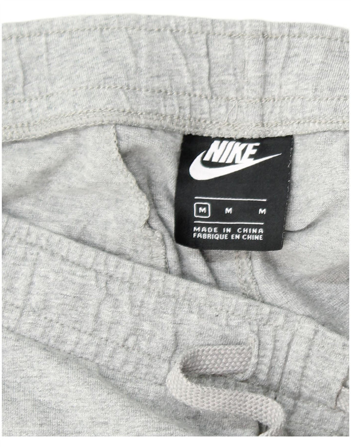 Pantaloncini sportivi Nike da uomo in cotone grigio medio