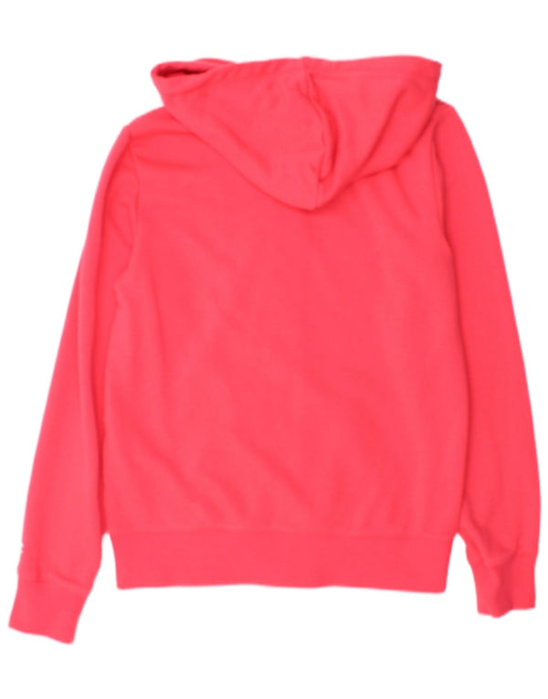 Maglione con cappuccio e zip da donna Champion UK 10 piccolo cotone rosso