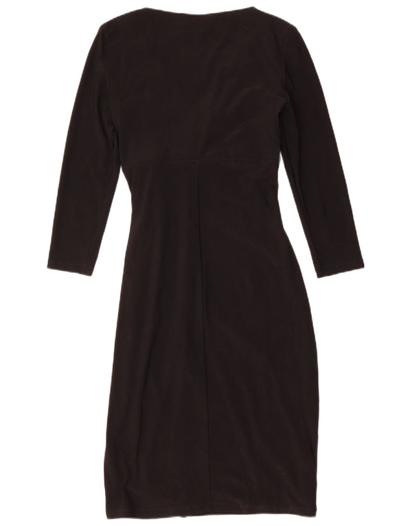Ralph Lauren Womens 3/4 Sleeve Sheath Dress US 4 Small Black