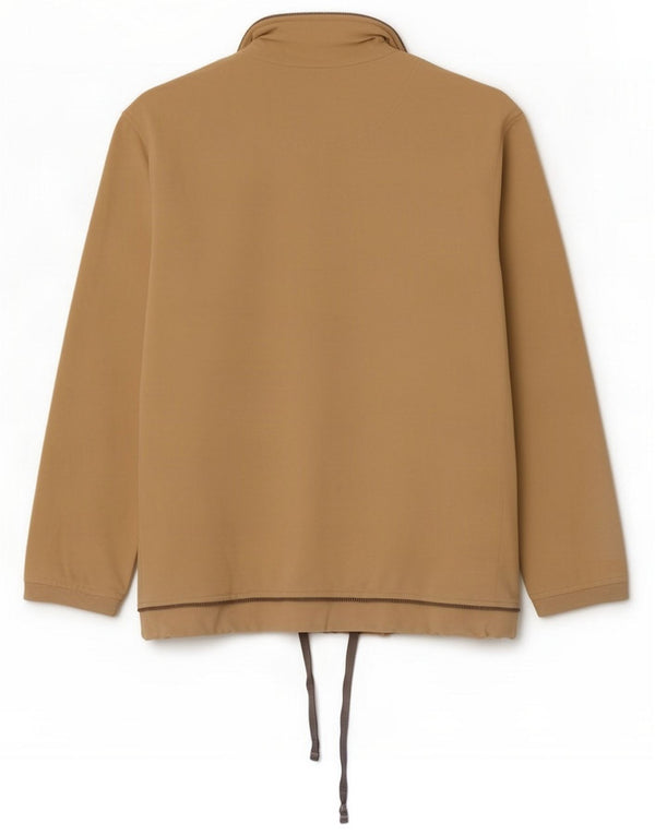 Lotto Giacca da tuta da donna in velluto UK 14 Large Beige Poliestere