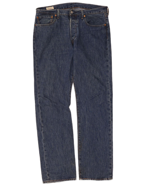 LEVI'S Jeans dritti da uomo 501 W33 L32 cotone blu