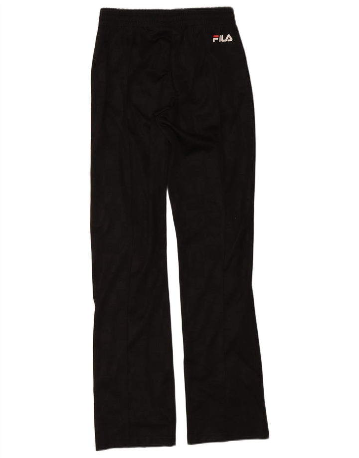 Pantaloni da tuta grafica da uomo Fila XS poliestere nero