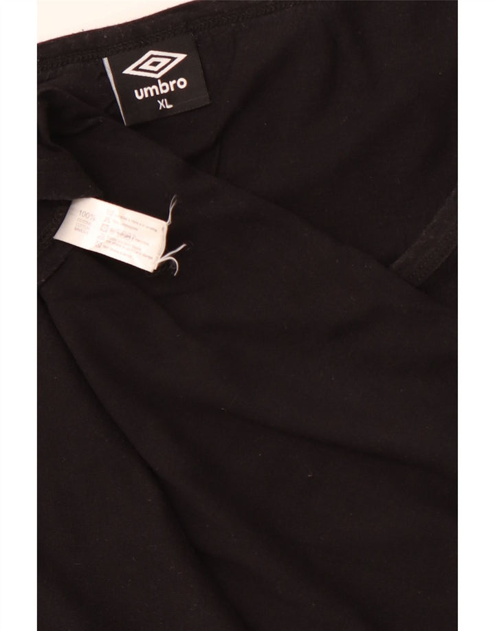 Canotta da donna UMBRO UK 18 XL cotone nero