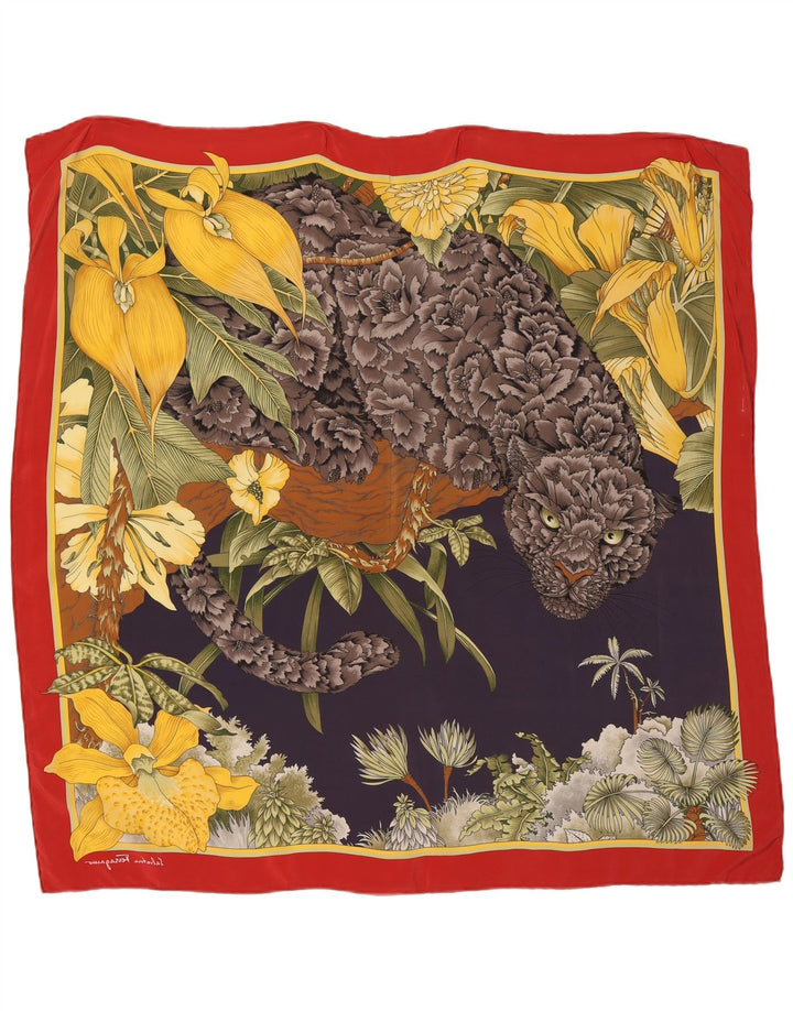 Sciarpa quadrata da donna Salvatore Ferragamo Taglia unica Boemia multicolore