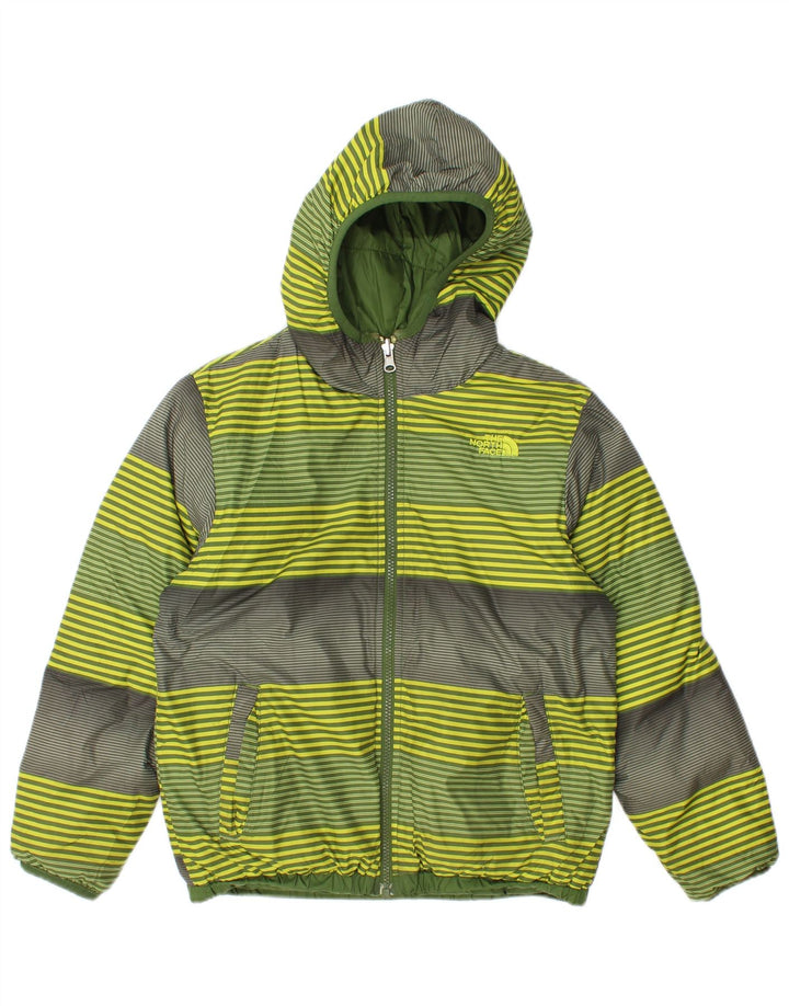Giacca reversibile con cappuccio The North Face da ragazzo 10-11 anni verde medio