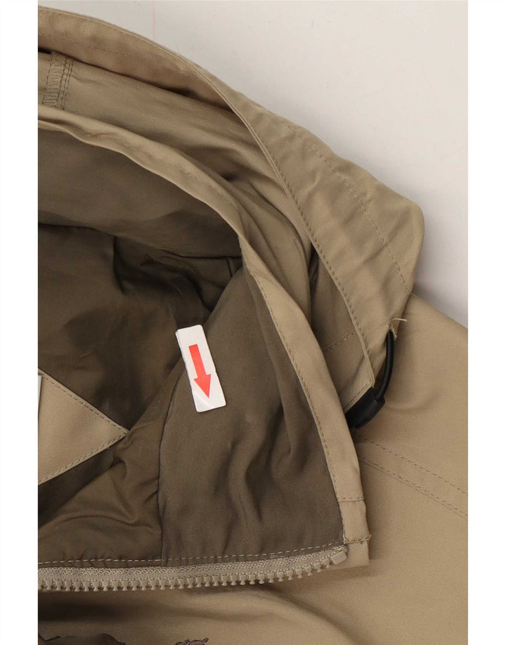 Giacca utilitaria con cappuccio da donna Jack Wolfskin UK 14/16 grande poliestere kaki