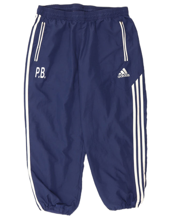 Pantaloni da tuta corti da uomo Adidas IT 46/48 XL Blu navy
