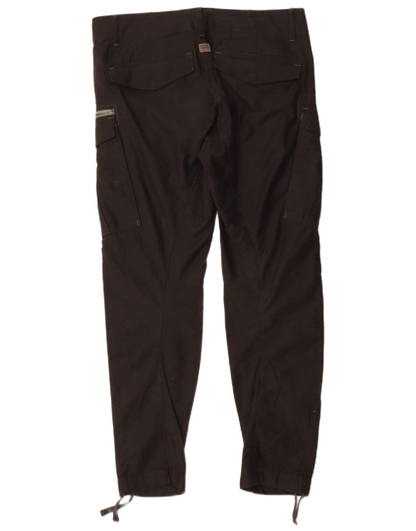 Pantaloni cargo affusolati da uomo G-Star W34 L32 cotone nero