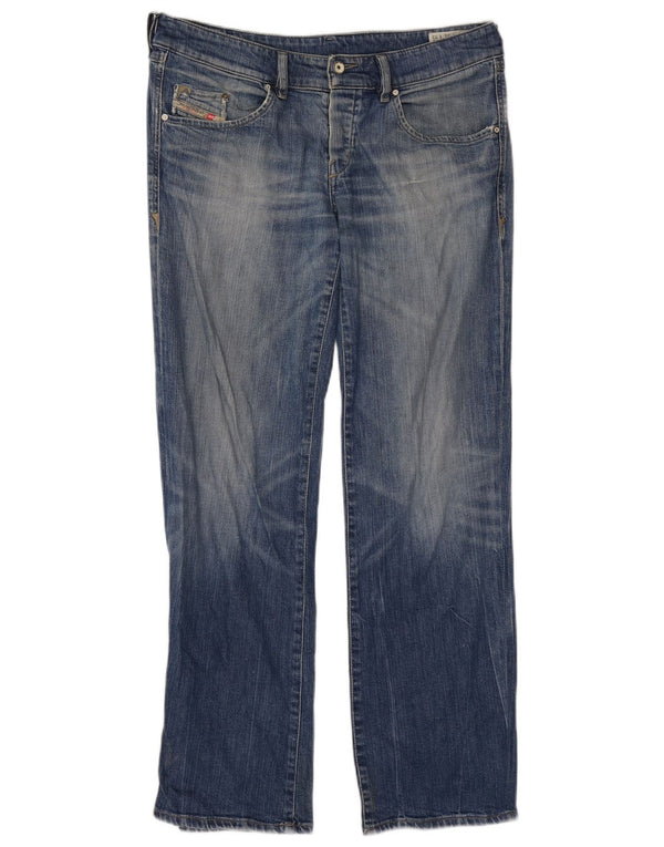 Diesel Womens Vixy Straight Jeans W31 L32 Blue Cotton