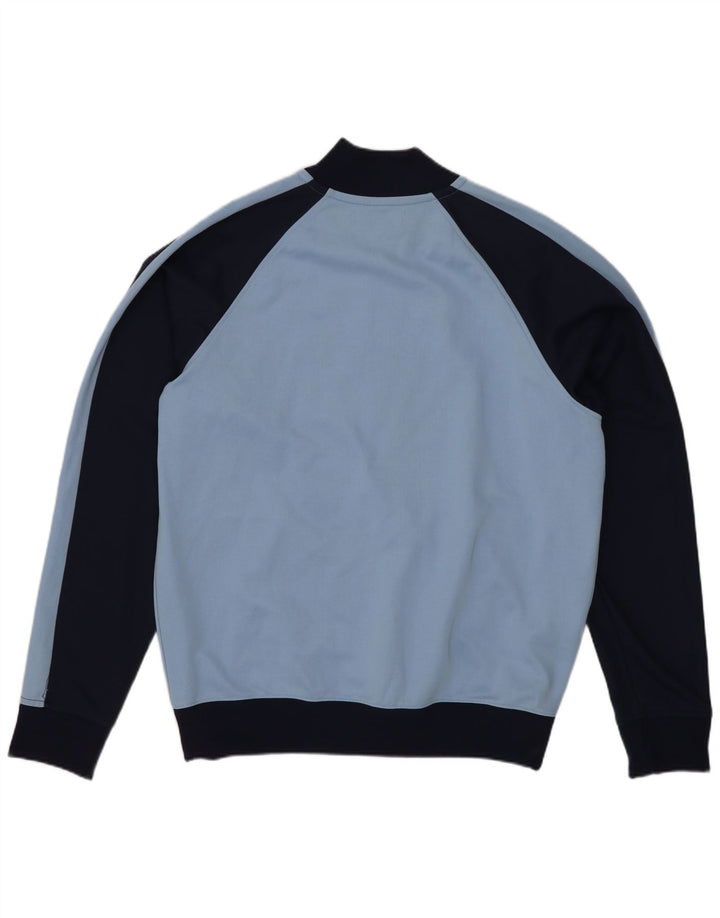 Giacca da tuta da uomo Fred Perry, blu medio, color block sportivo