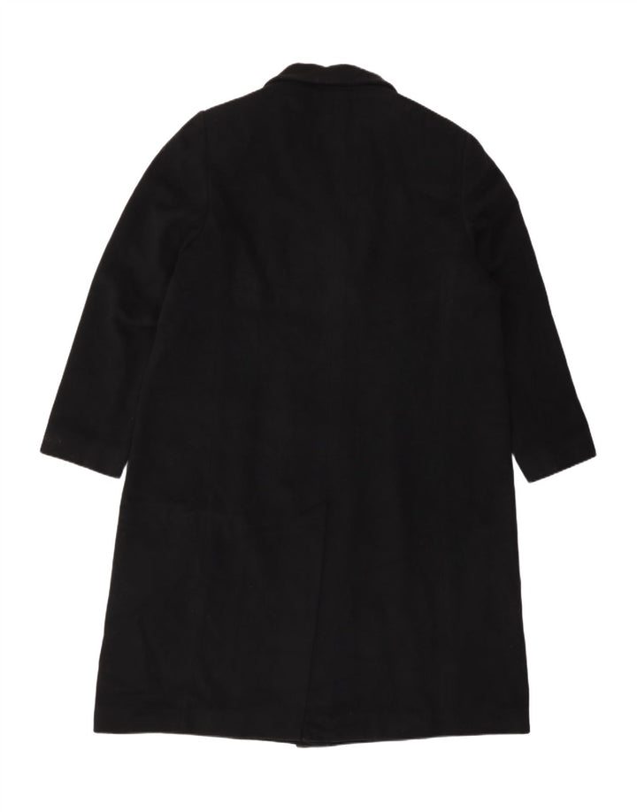 Cappotto doppiopetto da donna Marks & Spencer UK 20 2XL Lana nera