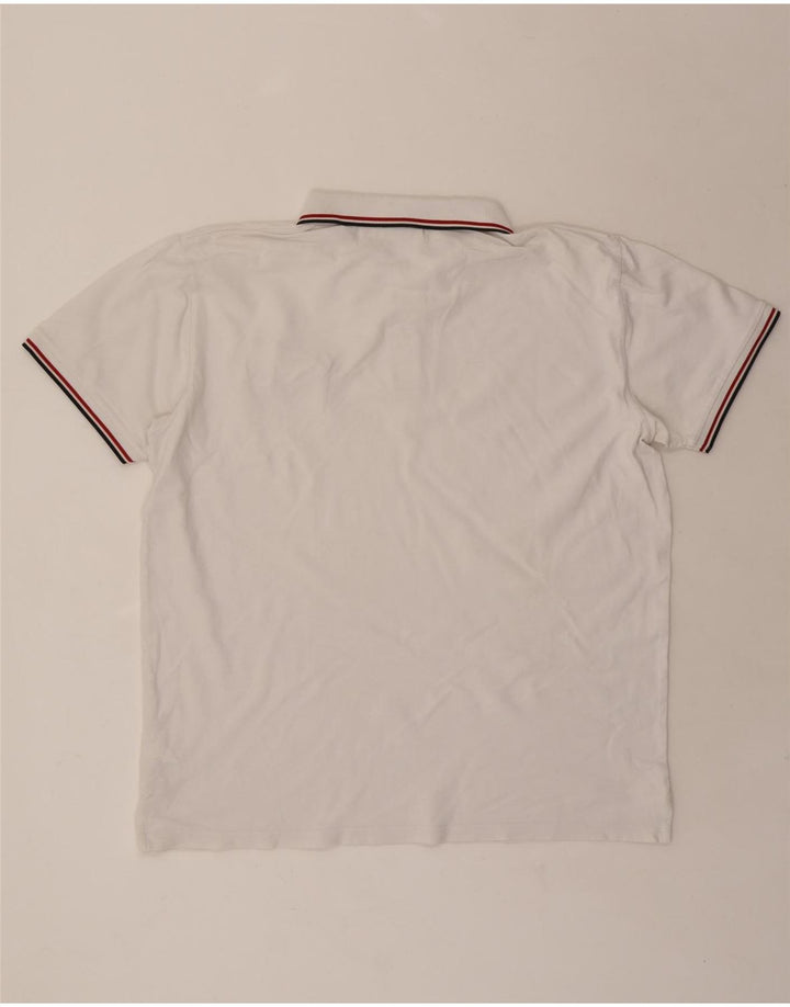 GANT Mens Polo Shirt XL White Cotton Vintage Gant and Second-Hand Gant from Messina Hembry 