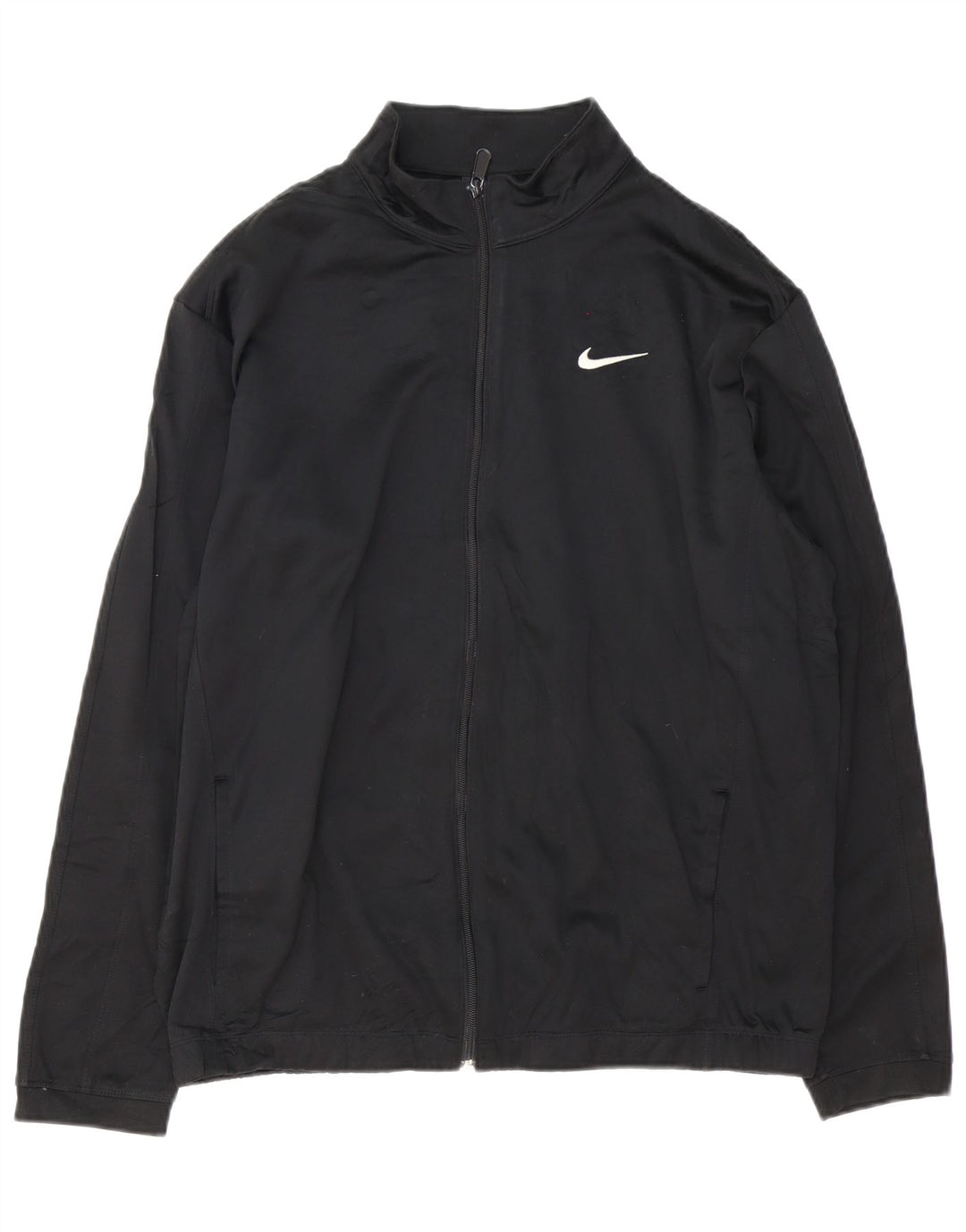 Giacca da tuta NIKE Therma-Fit da uomo, grande, in poliestere nero