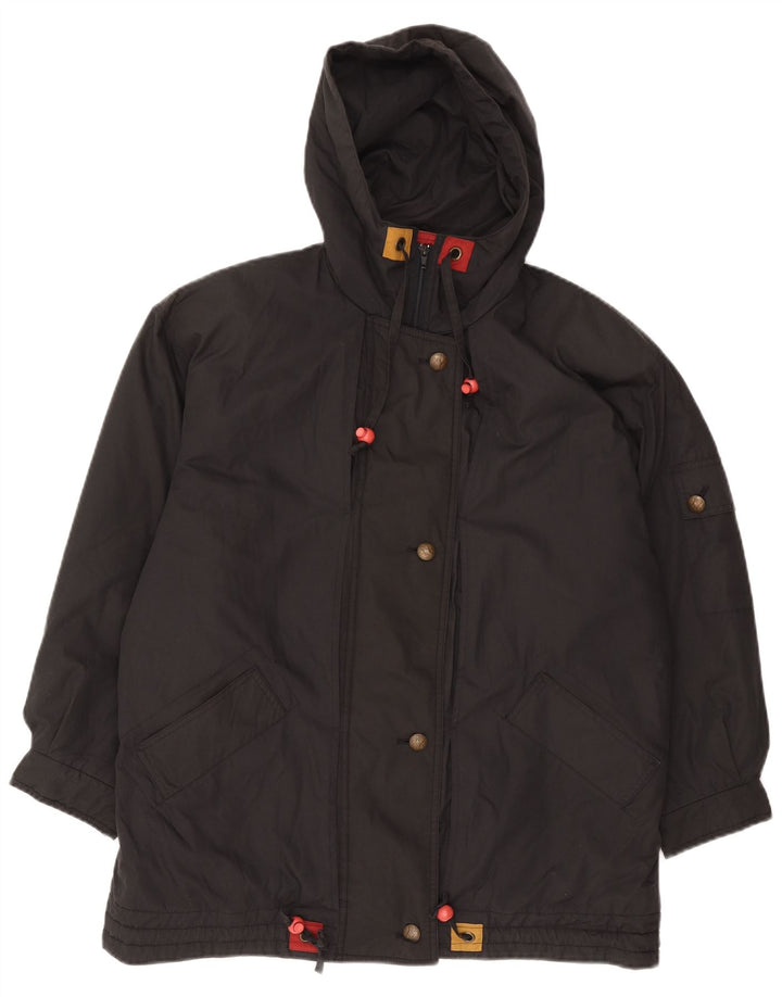 Giacca a vento oversize con cappuccio da donna C&A UK 12 media nera