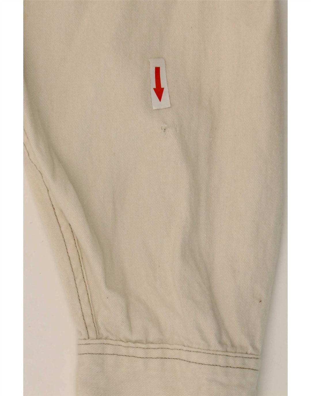 Camicia di jeans da uomo Lee grande in cotone bianco sporco