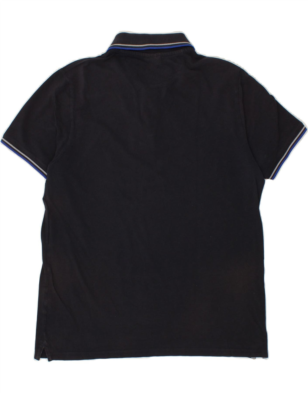 CHAMPION Mens Polo Shirt Large Navy Blue Cotton Vintage Champion and Second-Hand Champion from Messina Hembry 