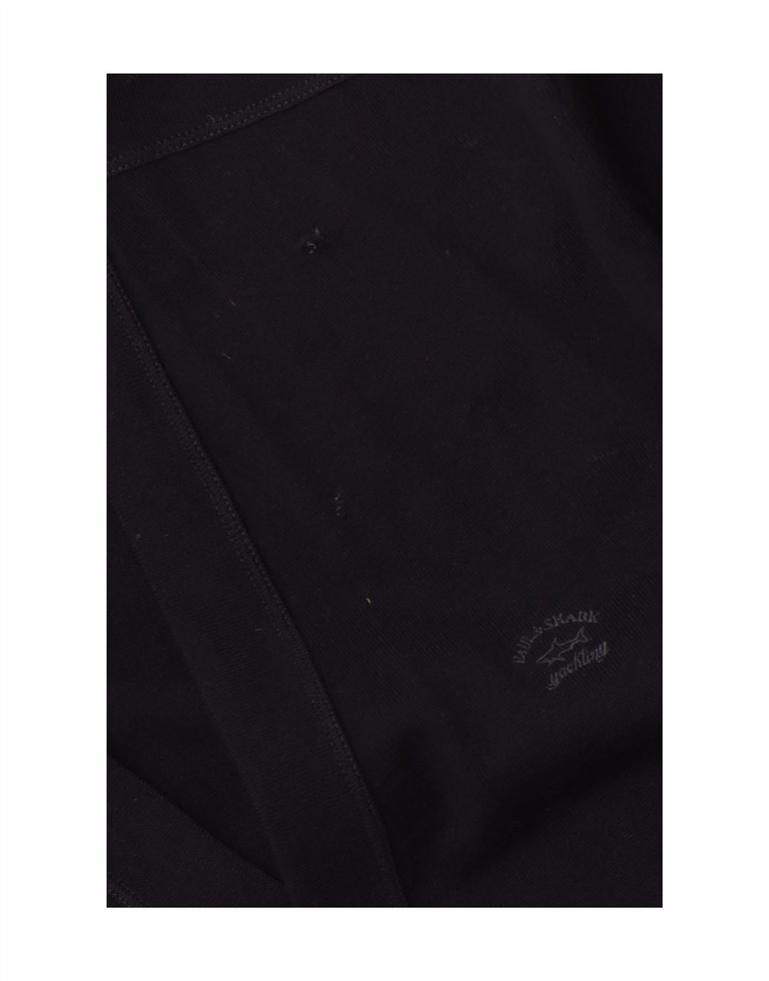 PAUL & SHARK Maglione cardigan da uomo grande in lana blu navy