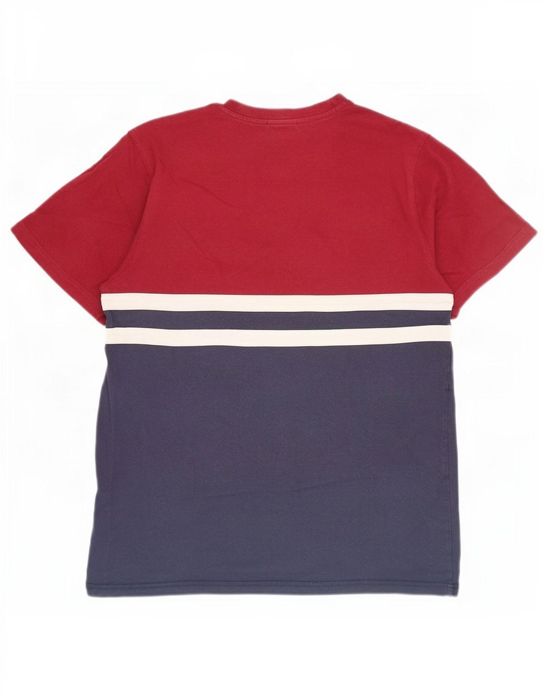 T-shirt da uomo Ellesse Top Small blu navy color block