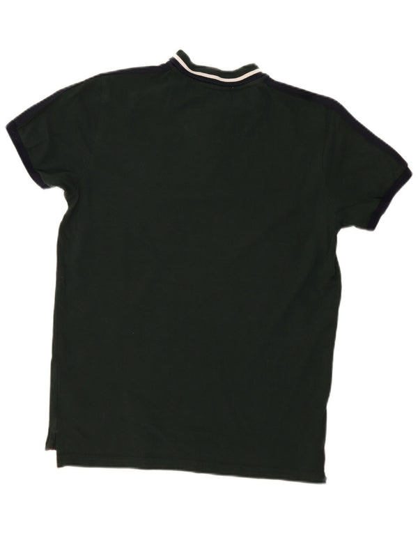 Polo da uomo Le Shark in cotone verde medio