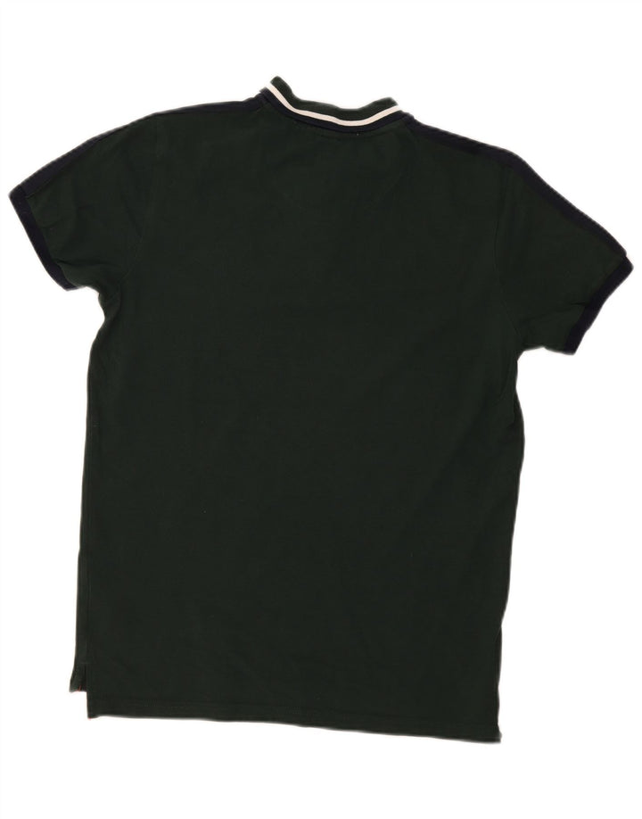 Polo da uomo Le Shark in cotone verde medio