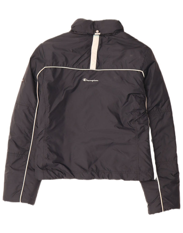Giacca imbottita con cappuccio da donna Champion UK 10 Small Nera in poliammide