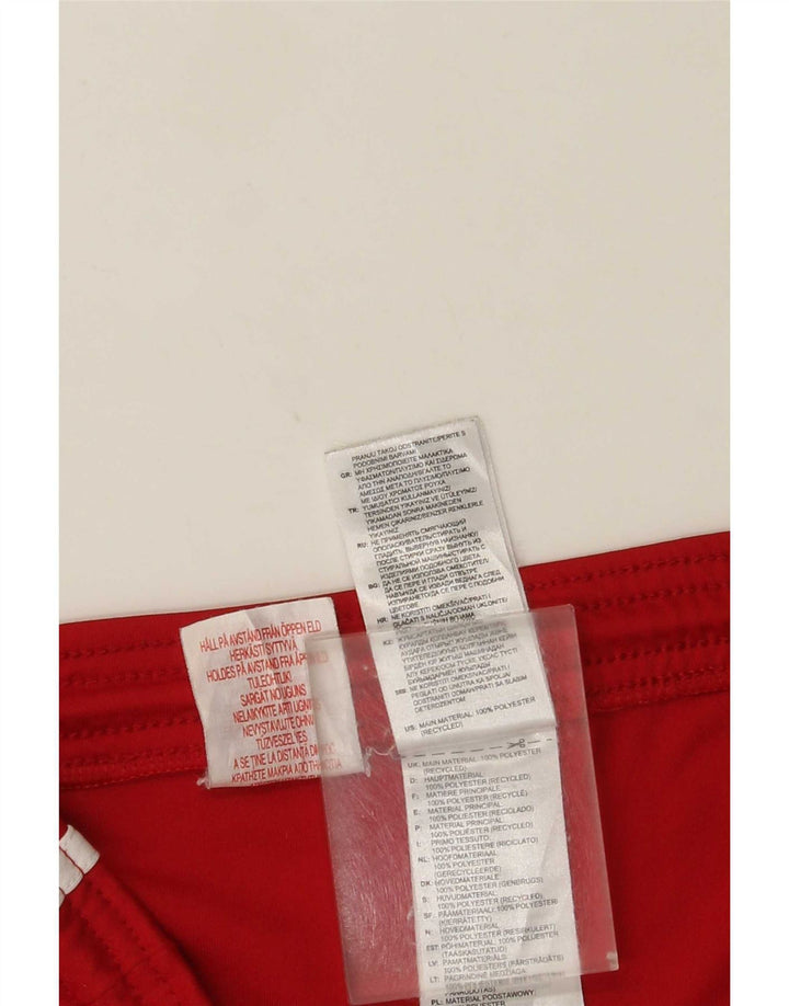 Pantaloncini sportivi Adidas da bambino 13-14 anni in poliestere rosso