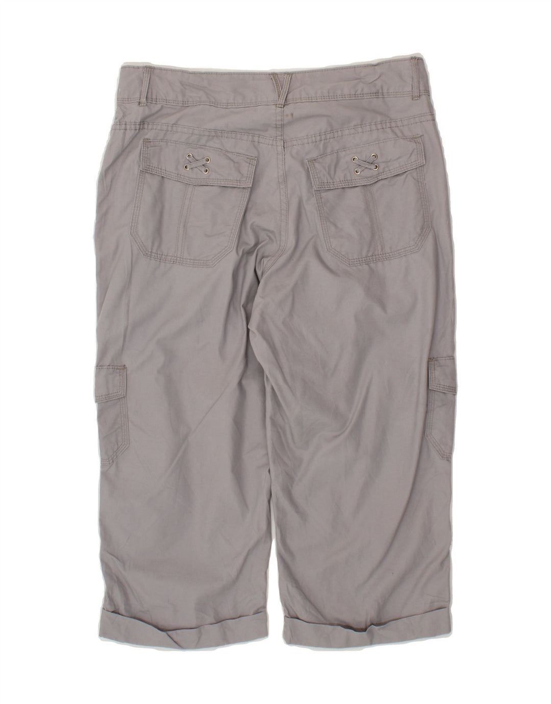 LEE Womens Cargo Bermuda Shorts US 10 Large W34 Grey Cotton Vintage Lee and Second-Hand Lee from Messina Hembry 