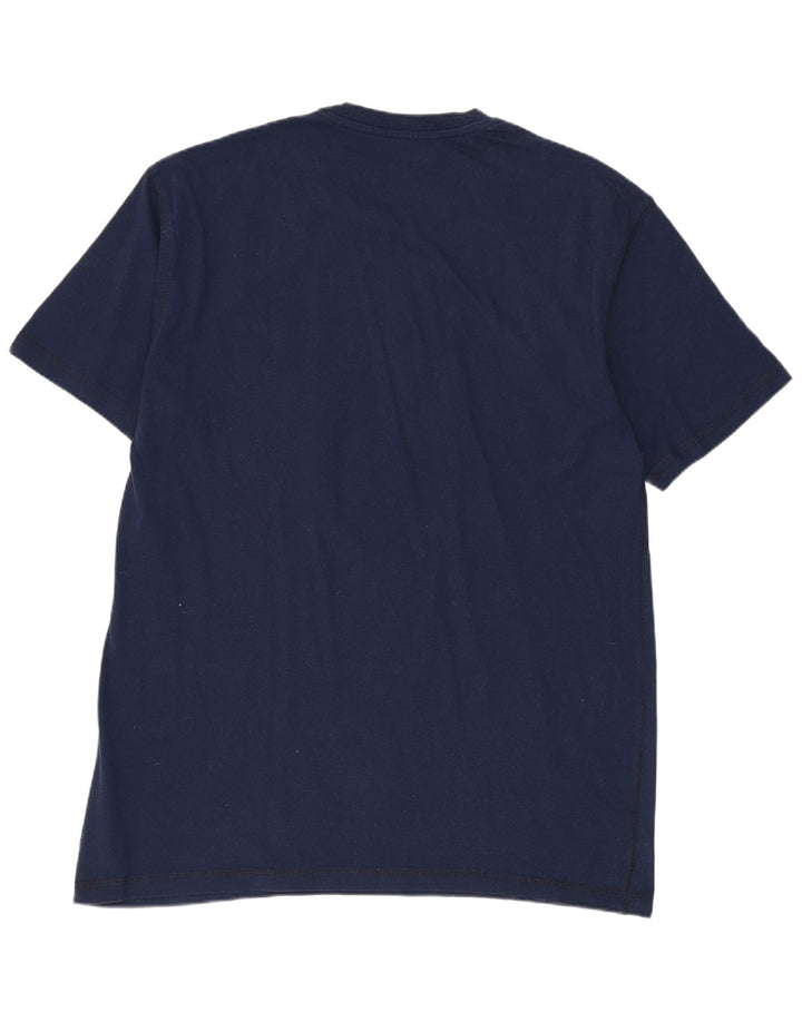 HARD ROCK CAFE T-shirt grafica da uomo Dublino Top grande in cotone blu navy