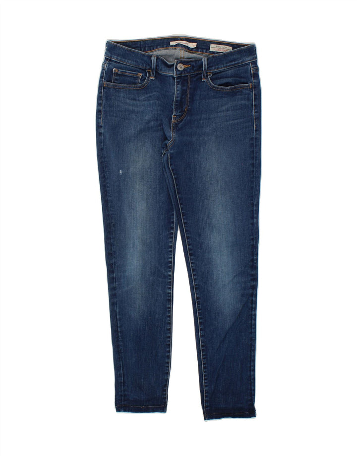 LEVI'S Womens 710 Super Skinny Jeans W29 L25 Blue Cotton Vintage Levi's and Second-Hand Levi's from Messina Hembry 