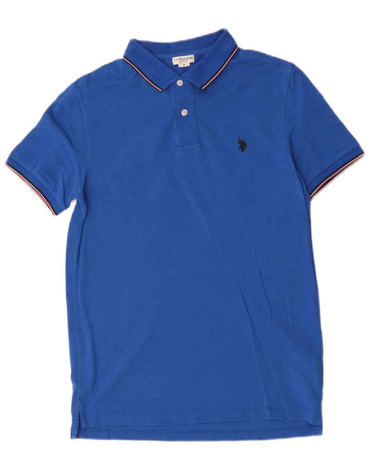 Polo Assn. Polo da uomo in cotone blu medio