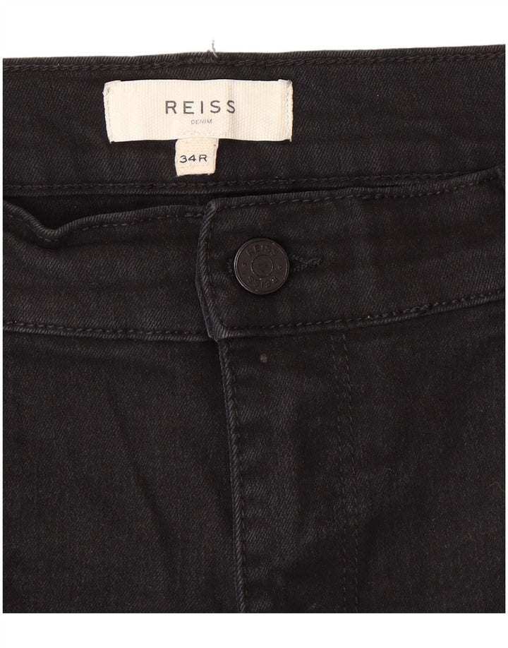 Jeans slim da uomo Reiss W34 L30 cotone grigio
