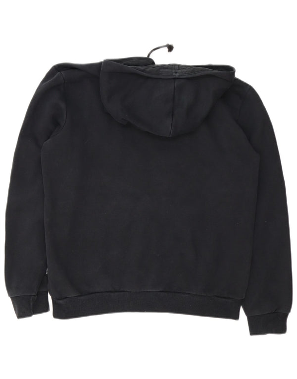 Felpa con cappuccio grafica da donna Puma UK 16 grande cotone nero