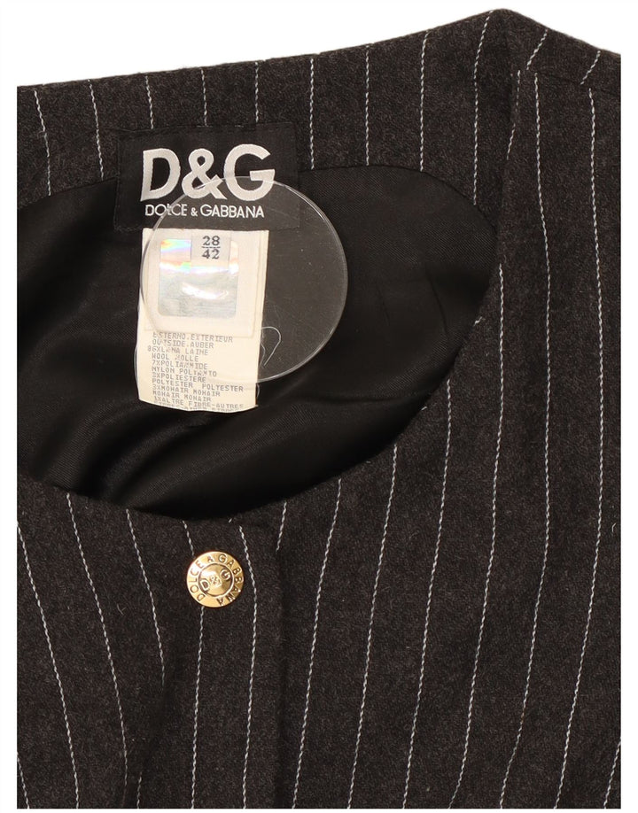 Abito lungo da donna a maniche lunghe Dolce & Gabbana IT 42 Gessato grigio medio