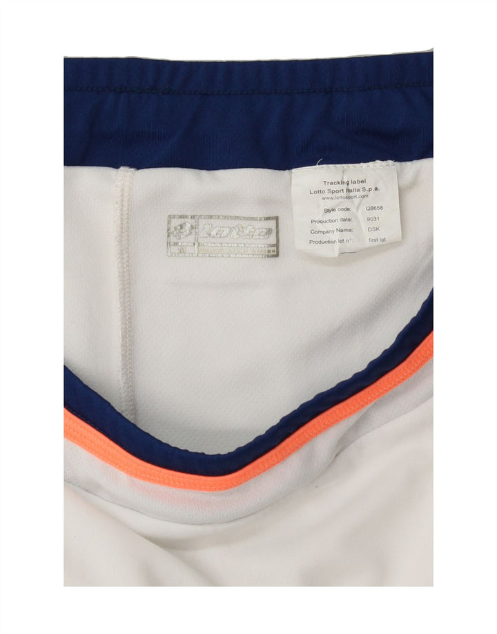 LOTTO Womens Tennis Skirt UK 12 Medium  White Vintage Lotto and Second-Hand Lotto from Messina Hembry 