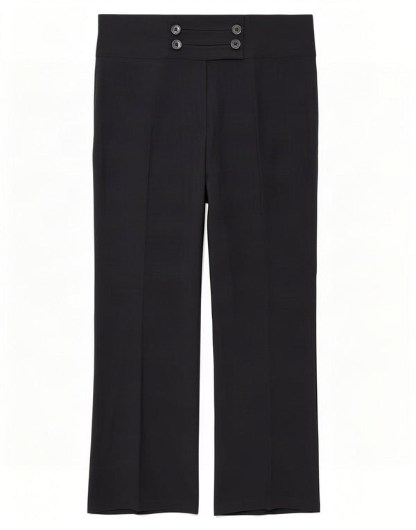 Pantaloni casual Bootcut da donna Marks & Spencer UK 16 Large W36 L30 Grigio