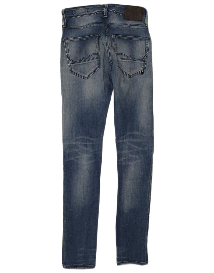 JACK & JONES Mens Slim Jeans W28 L32 Blue Cotton