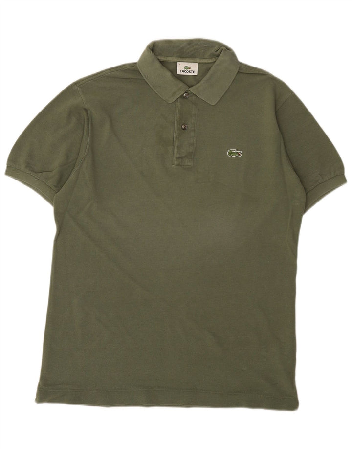 Polo da uomo Lacoste taglia 4 media cotone kaki