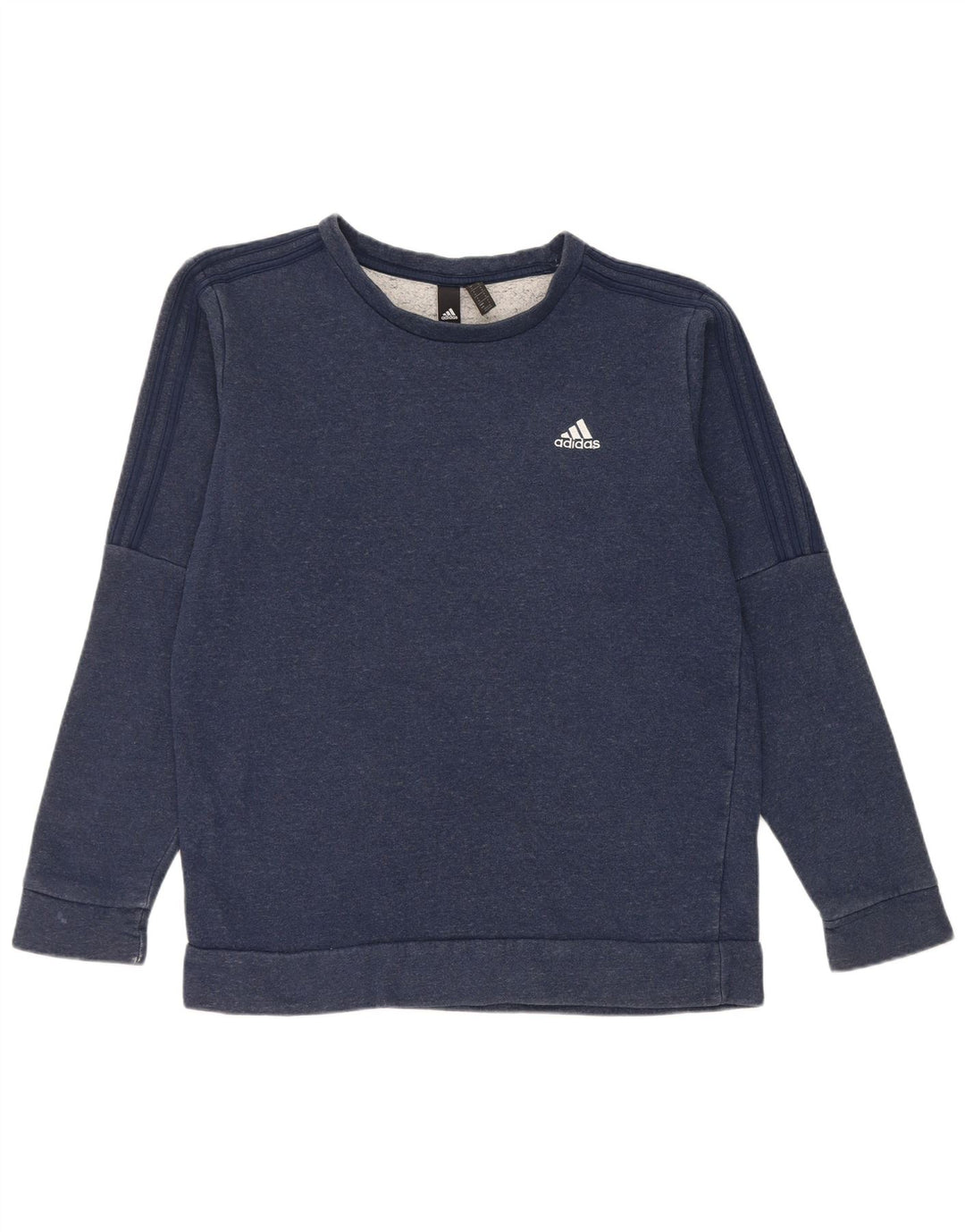 Felpa da uomo Adidas maglione medio blu navy in cotone