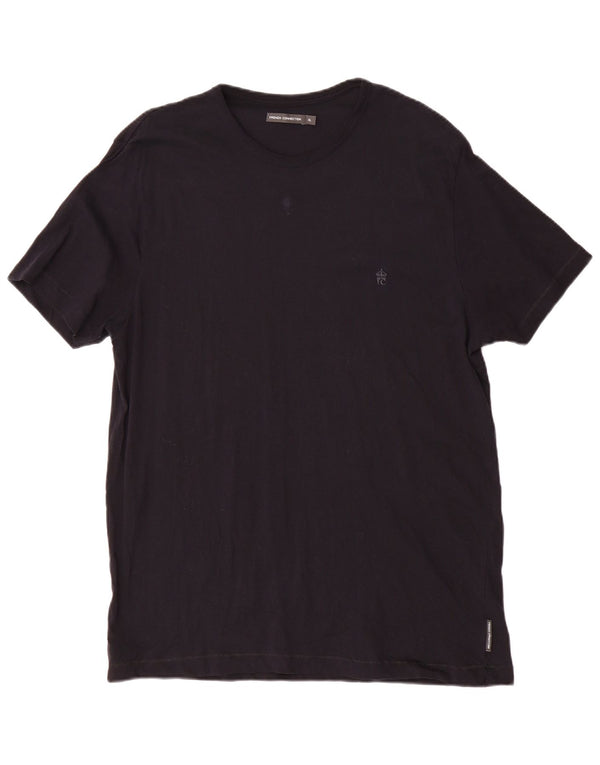 T-shirt da uomo French Connection Top XL in cotone nero