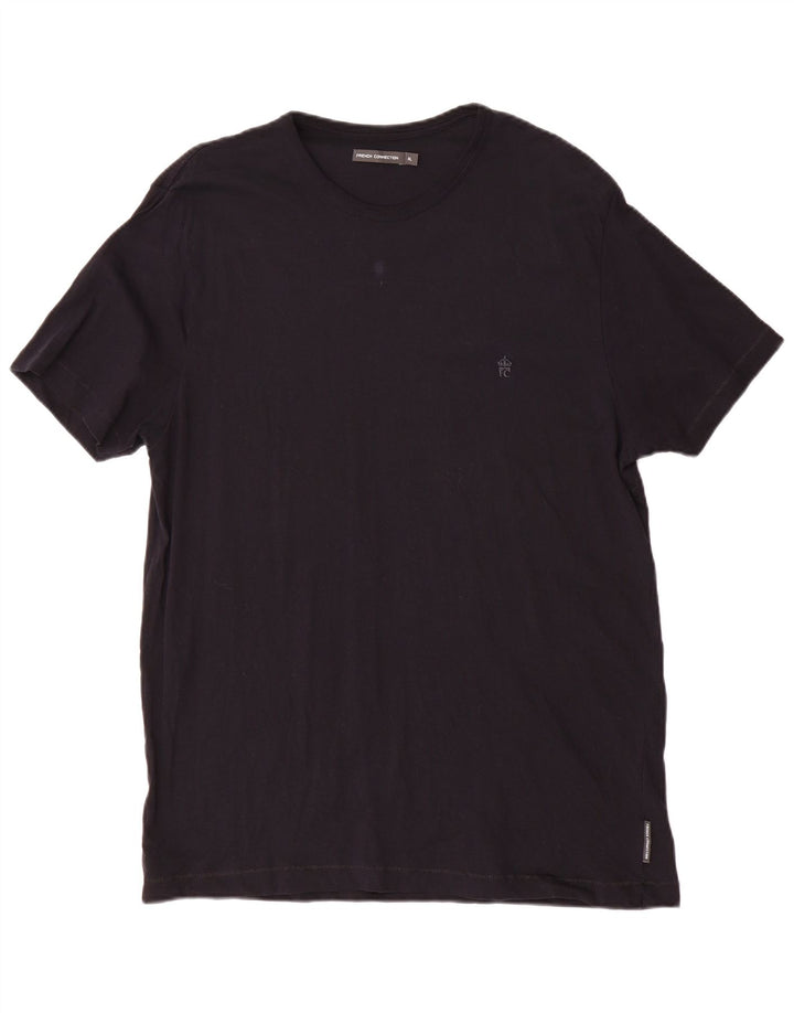 T-shirt da uomo French Connection Top XL in cotone nero