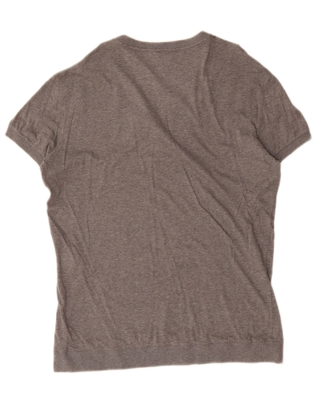 T-shirt da uomo Dolce & Gabbana Top in cotone screziato grigio medio