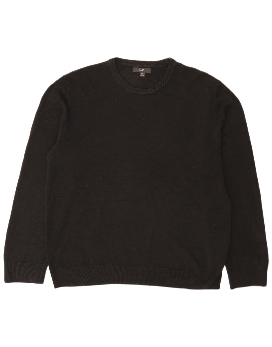 Maglione maglione girocollo da uomo Marks & Spencer 2XL acrilico nero