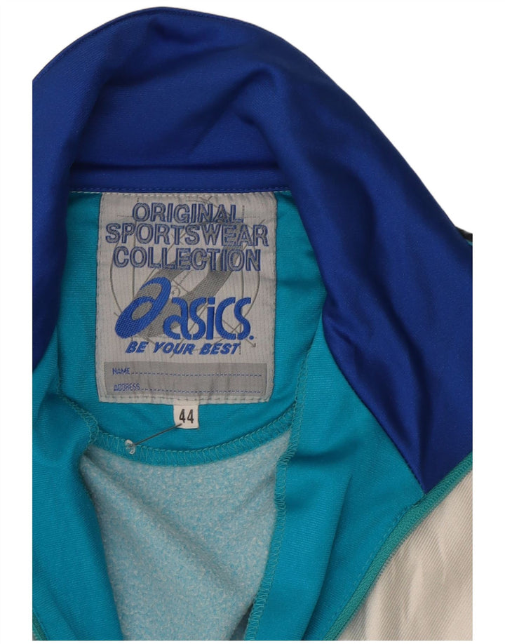 Giacca sportiva da uomo con grafica Asics IT 44 XS Blu Colourblock