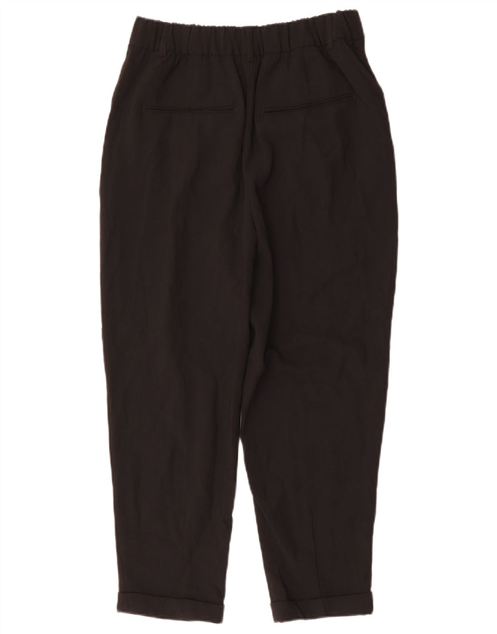 Pantaloni da abito affusolati da donna ZARA medi W28 L33 poliestere nero