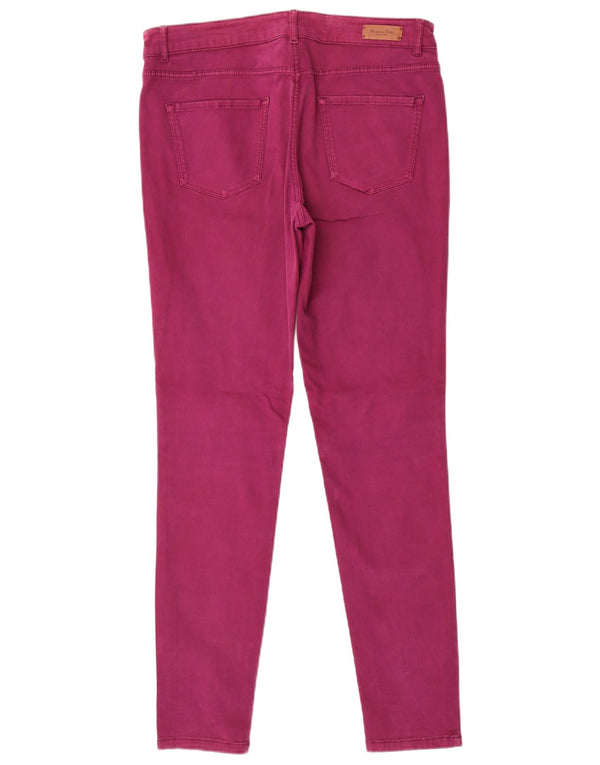 Jeans skinny da donna Massimo Dutti EU 40 medio W30 L30 viola