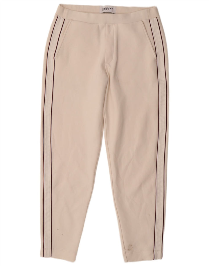 Pantaloni chino slim da donna Esprit grandi W32 L29 cotone bianco