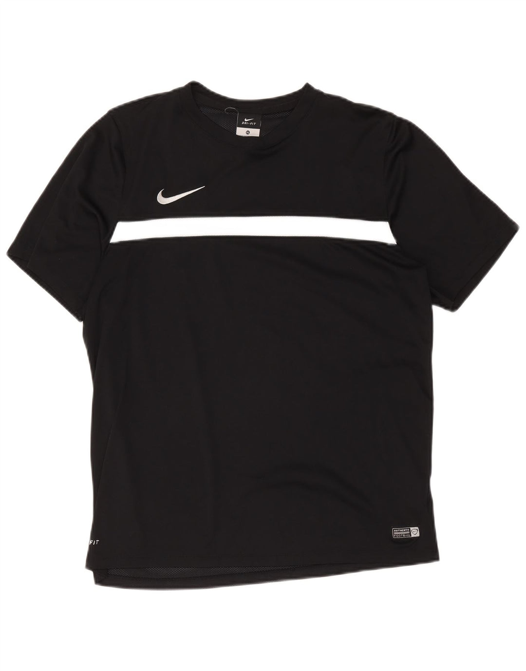 T-shirt Nike da uomo Dri Fit Top XL poliestere color block nero