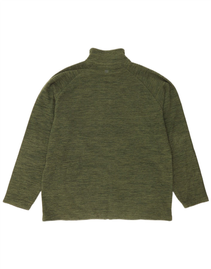 Giacca in pile da uomo Mountain Warehouse UK 42 XL Poliestere screziato verde
