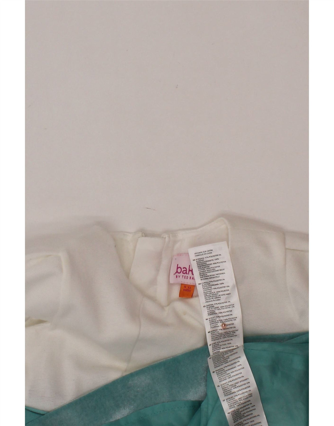 TED BAKER Abito a trapezio per neonata 9-12 mesi in poliestere floreale bianco